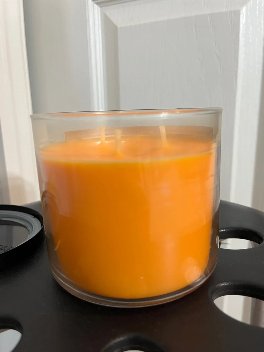 Bath & Body Works Pumpkin Carving 3-Wick Halloween Candle NEW